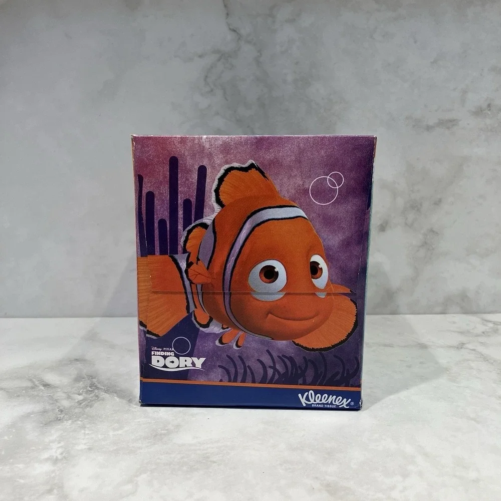FINDING DORY Kleenex Disney Pixar 80 2-Ply Box of Tissues - Green Top